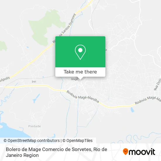 Bolero de Mage Comercio de Sorvetes map