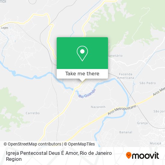 Igreja Pentecostal Deus É Amor map