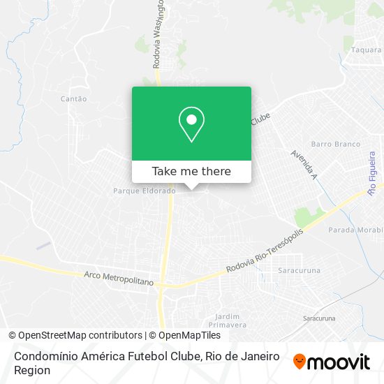 Condomínio América Futebol Clube map