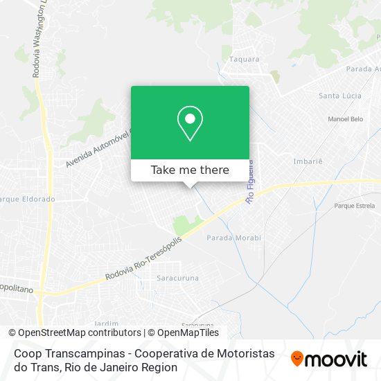 Coop Transcampinas - Cooperativa de Motoristas do Trans map