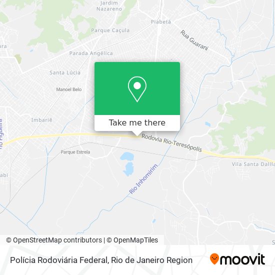 Polícia Rodoviária Federal map