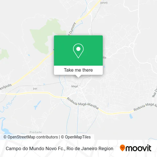 Campo do Mundo Novo Fc. map