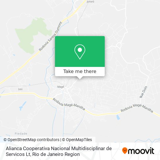 Alianca Cooperativa Nacional Multidisciplinar de Servicos Lt map
