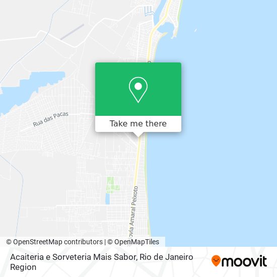 Acaiteria e Sorveteria Mais Sabor map