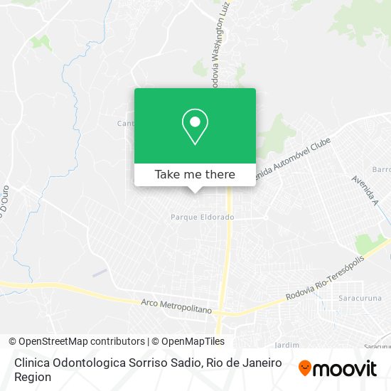 Clinica Odontologica Sorriso Sadio map
