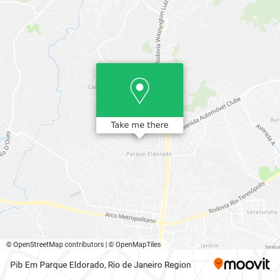 Pib Em Parque Eldorado map