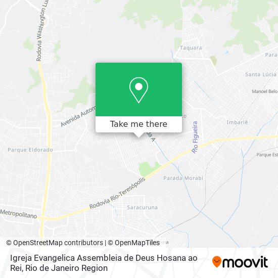 Igreja Evangelica Assembleia de Deus Hosana ao Rei map