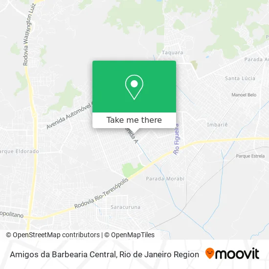 Amigos da Barbearia Central map