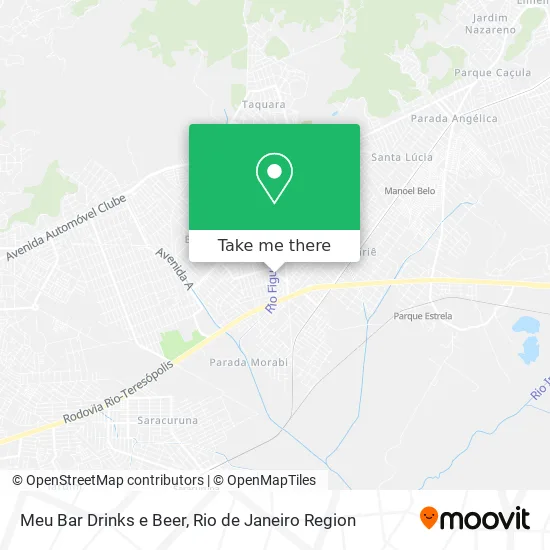 Meu Bar Drinks e Beer map
