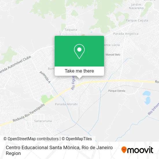 Centro Educacional Santa Mônica map