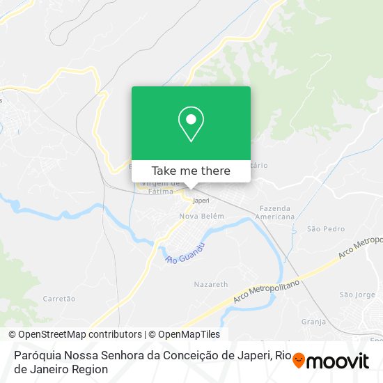 Paróquia Nossa Senhora da Conceição de Japeri map