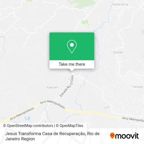 Jesus Transforma Casa de Recuperação map