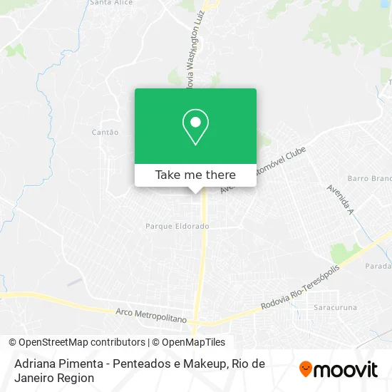 Adriana Pimenta - Penteados e Makeup map