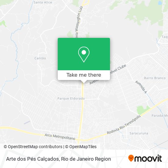 Arte dos Pés Calçados map