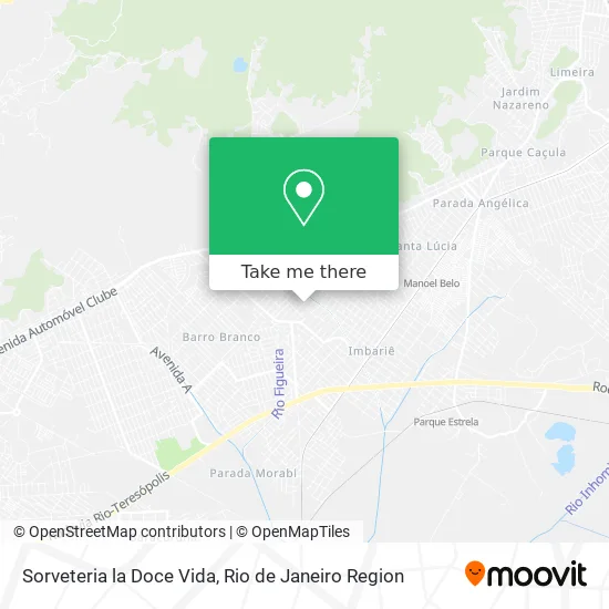 Sorveteria la Doce Vida map