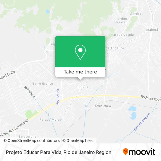 Projeto Educar Para Vida map