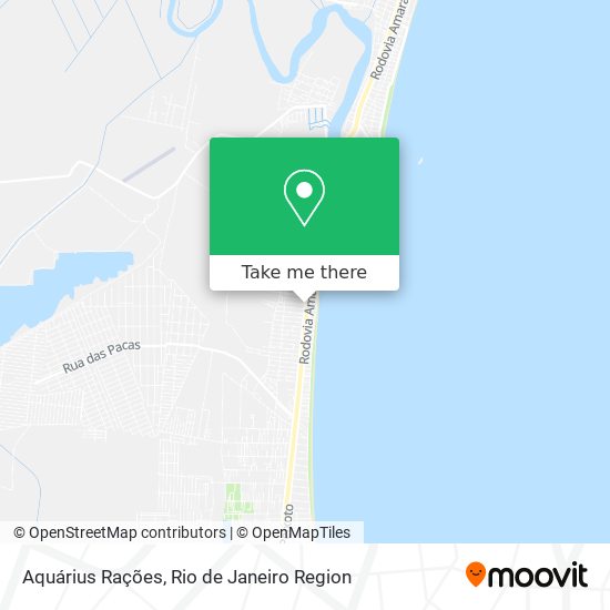 Aquárius Rações map