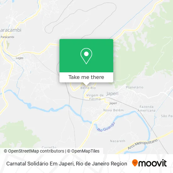 Carnatal Solidário Em Japeri map