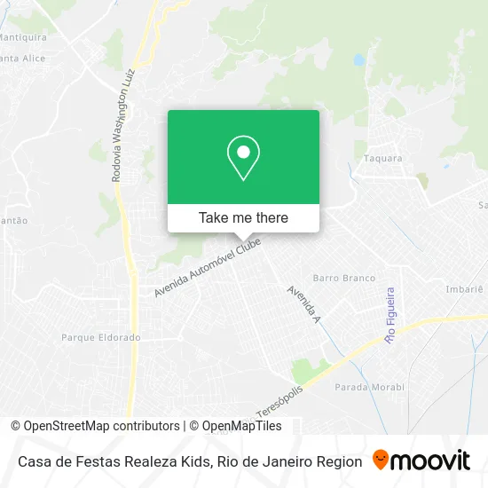 Casa de Festas Realeza Kids map