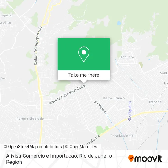 Alivisa Comercio e Importacao map
