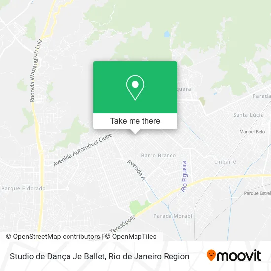 Studio de Dança Je Ballet map