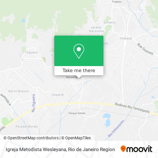 Igreja Metodista Wesleyana map