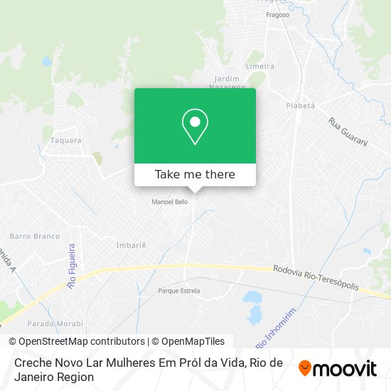Creche Novo Lar Mulheres Em Pról da Vida map