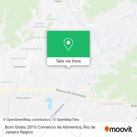 Bom Gosto 2010 Comercio de Alimentos map