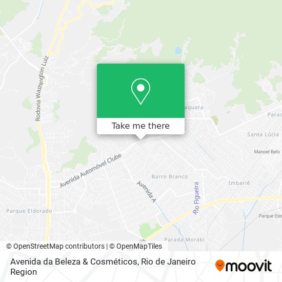 Avenida da Beleza & Cosméticos map