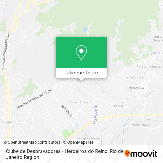 Clube de Desbravadores - Herdeiros do Reino map