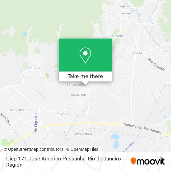 Ciep 171 José Américo Pessanha map