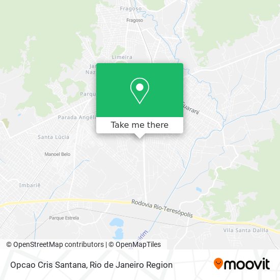 Mapa Opcao Cris Santana