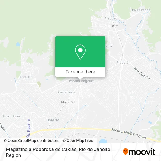 Magazine a Poderosa de Caxias map