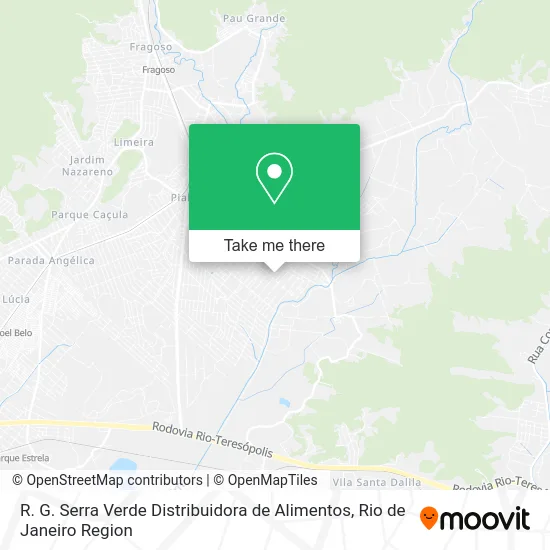 R. G. Serra Verde Distribuidora de Alimentos map