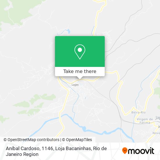 Aníbal Cardoso, 1146, Loja Bacaninhas map