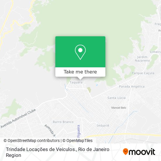 Trindade Locações de Veículos. map