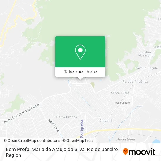 Eem Profa. Maria de Araújo da Silva map