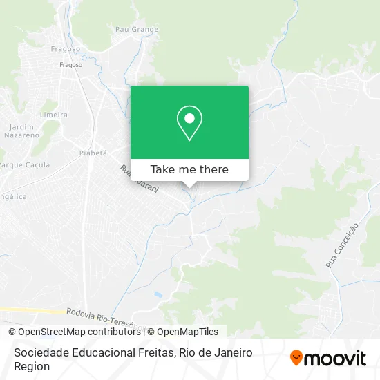 Sociedade Educacional Freitas map