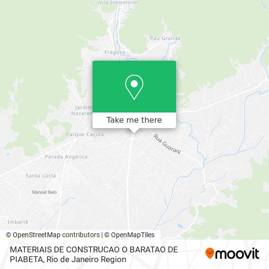 MATERIAIS DE CONSTRUCAO O BARATAO DE PIABETA map