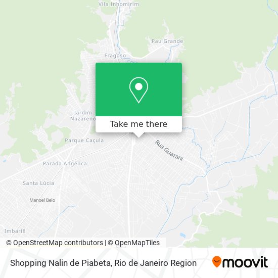 Shopping Nalin de Piabeta map