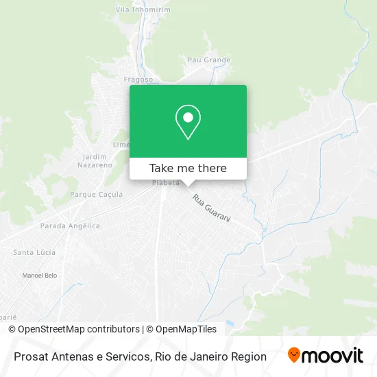 Prosat Antenas e Servicos map