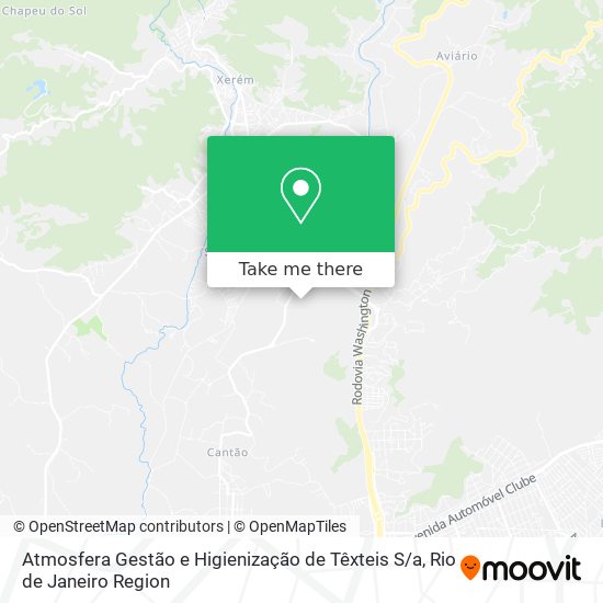 Atmosfera Gestão e Higienização de Têxteis S / a map