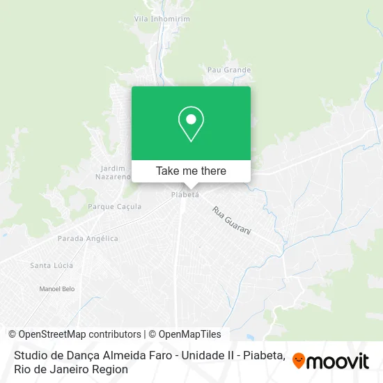 Studio de Dança Almeida Faro - Unidade II - Piabeta map