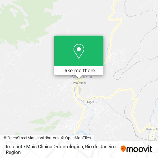 Implante Mais Clínica Odontologica map