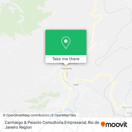 Mapa Carmargo & Peixoto Consultoria Empresarial