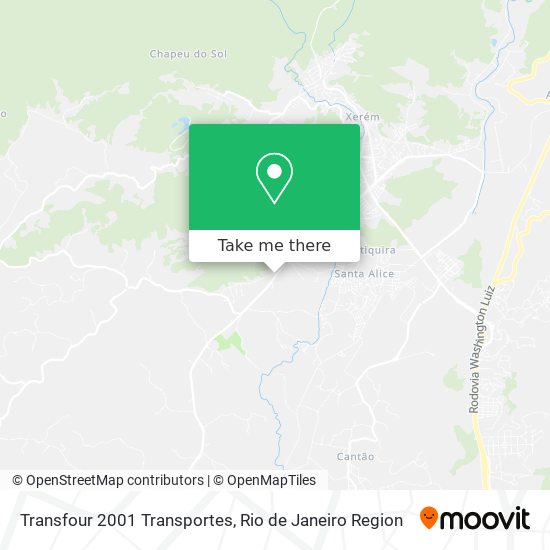 Transfour 2001 Transportes map