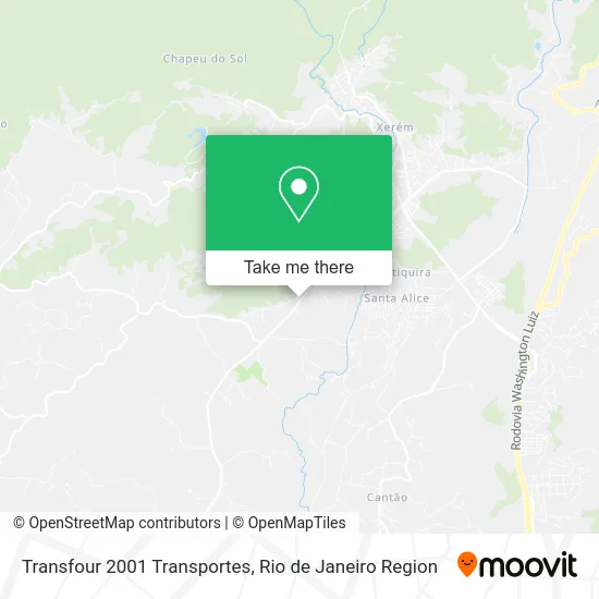 Transfour 2001 Transportes map