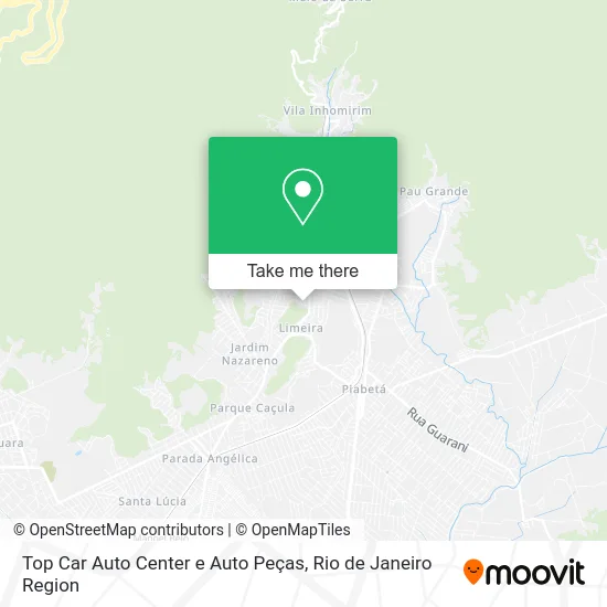 Top Car Auto Center e Auto Peças map