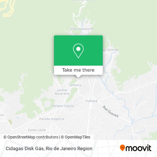 Cidagas Disk Gás map