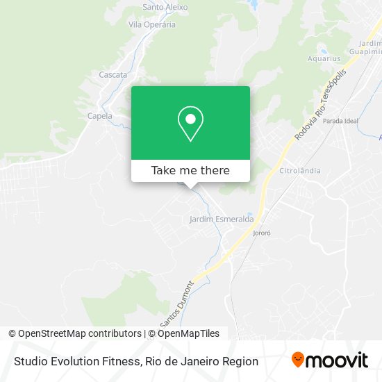 Studio Evolution Fitness map